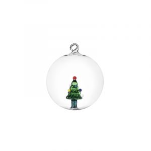 Ichendorf Christmas Xmas Tales Pallina di Natale Albero 8cm Vetro Borosilicato