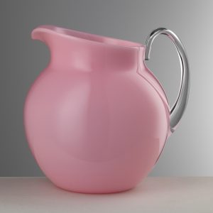 Mario Luca Giusti Pallina Caraffa brocca con manico tonda 2000ml rosa