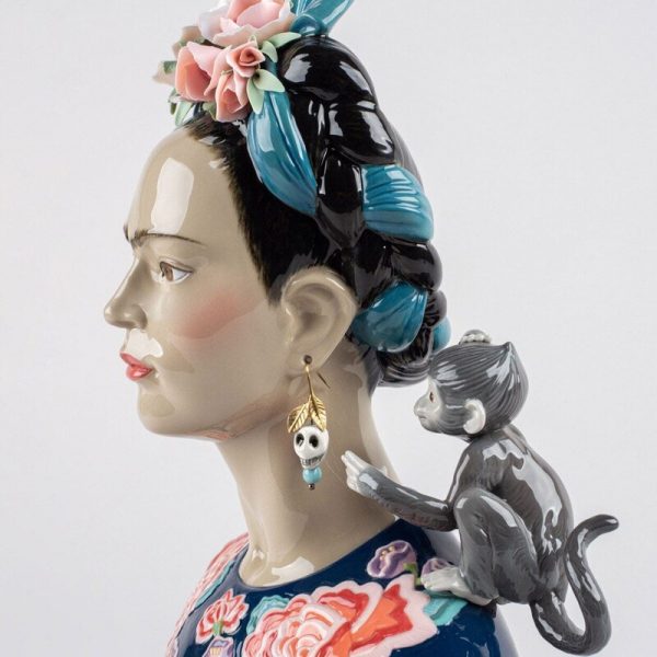 Lladrò Scultura Frida Kahlo Serie Limitata limited porcellana statua NUOVO - immagine 2