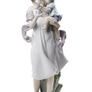 Lladrò Figurina Statuina Mira Mamma guarda mamma 01008715 porcellana