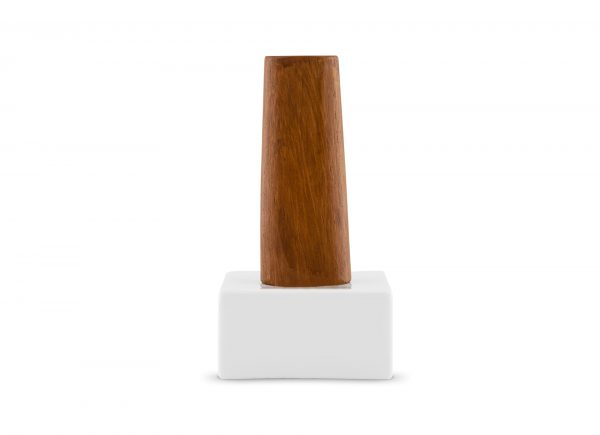 Ginori Mano fiorita BIANCO Arte di Gio Ponti oro zecchino base inclusa - immagine 4