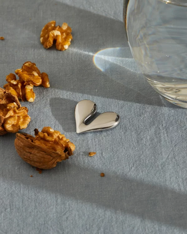 Alessi NUT SPLITTER Aprinoci a cuore in acciaio