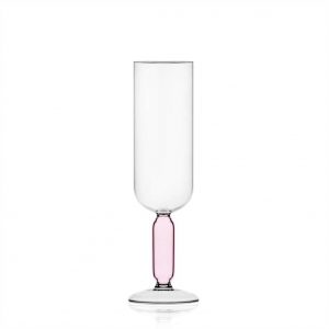Ichendorf Calice Bloom rosa in Vetro borosilicato e Soffiato 6 pezzi