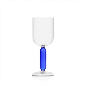 Ichendorf Calice Bloom blu in Vetro borosilicato e Soffiato 6 pezzi