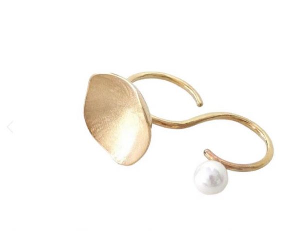 Lucedeimieiocchi Anello Coquille Argento 925 e perle Freshwater