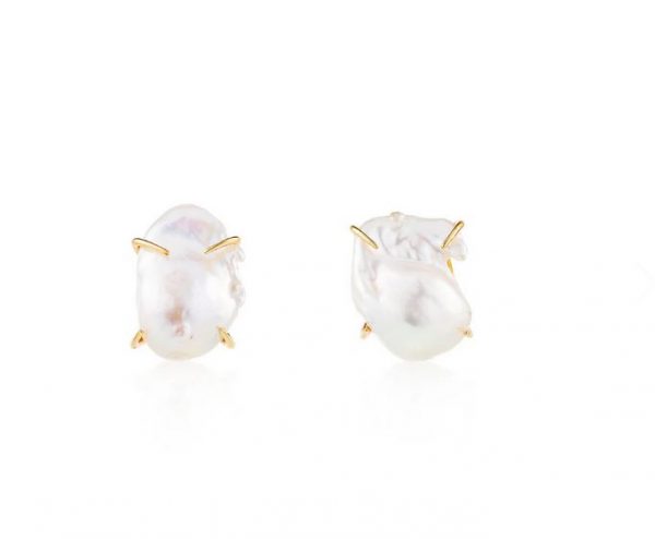 Lucedeimieiocchi Orecchini Clorinde Argento 925 e perle scaramazza