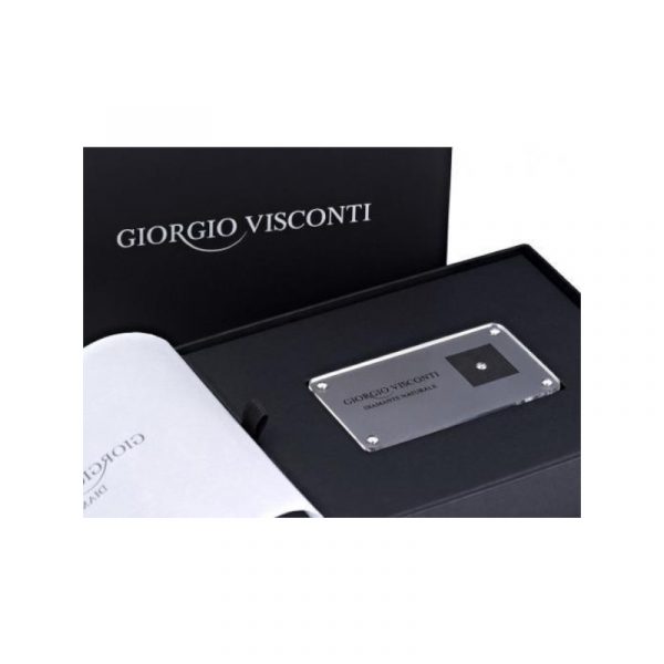 Giorgio Visconti diamante in blister certificato - CARATI 0.10 COLORE G PUREZZA IF