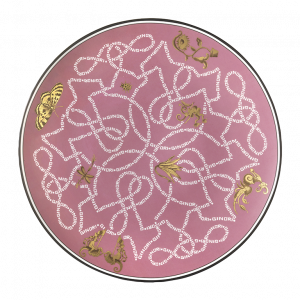 Ginori 1735 Arcadia piatto segnaposto centrotavola portata 33cm rosa
