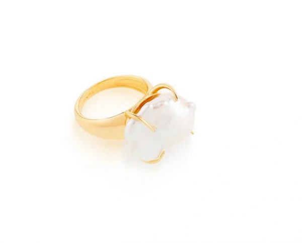 Lucedeimieiocchi Anello Clorinde Argento 925 e perle scaramazza