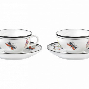 Ginori 1735 Arcadia Set due tazze tè con piattino richard ginori porcellana