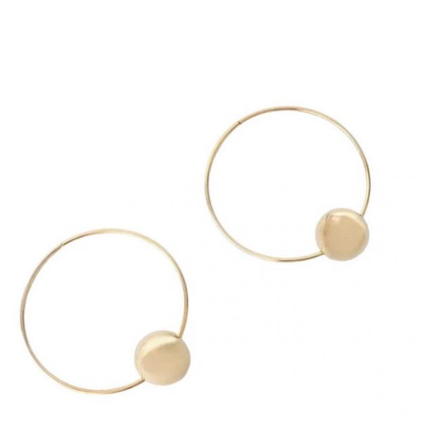 Lucedeimieiocchi Orecchini bulle cerchio Argento 925