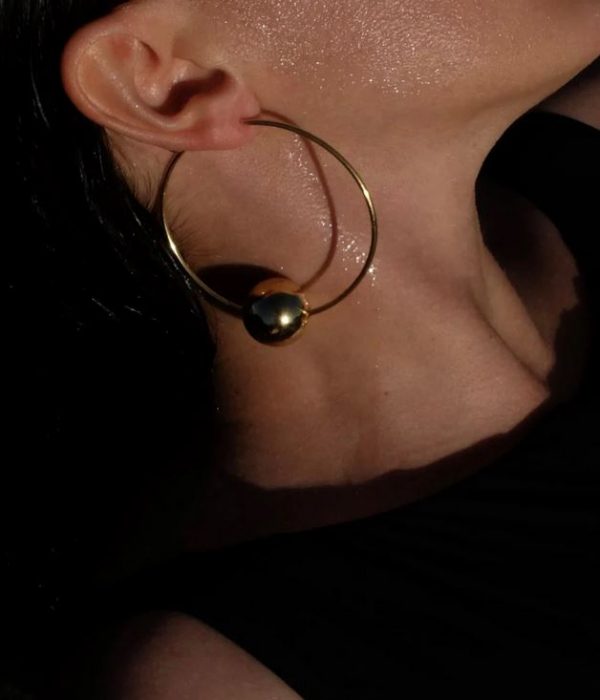 Lucedeimieiocchi Orecchini bulle cerchio Argento 925 - immagine 3