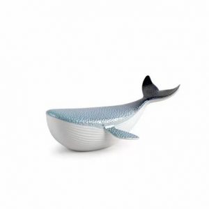 Lladrò Balena grande statua in porcellana 48cm NUOVO 01009569