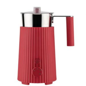 Alessi Montalatte Plissè in resina termoplastica MDL13 R latte schiuma Rosso