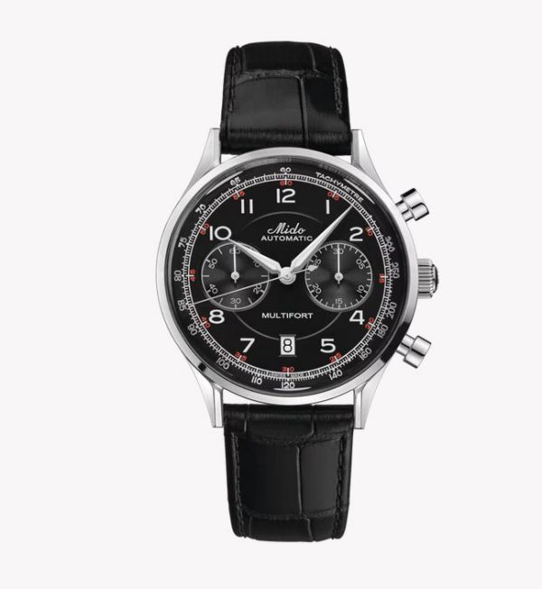 Mido Multifort Patrimony Chronograph Orologio uomo Logo Vintage Mido