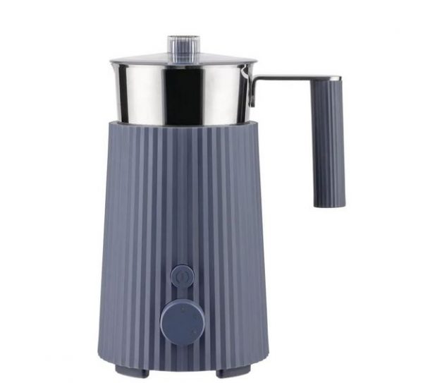 Alessi Montalatte Plissè in resina termoplastica MDL13 G latte schiuma Grigio