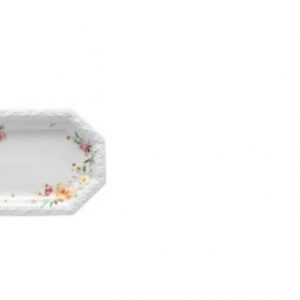 Rosenthal Maria Pink Rose Plate 28 cm piatto ovale in porcellana