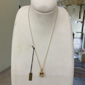 Maria e Luisa Jewels COLLANA CON PIASTRA INTAGLIATA Gold Pendente CA0126/V2/P