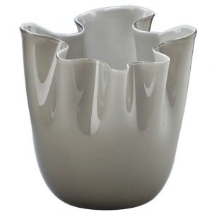 Venini Fazzoletto Talpa vaso in vetro di Murano made in italy cm 31