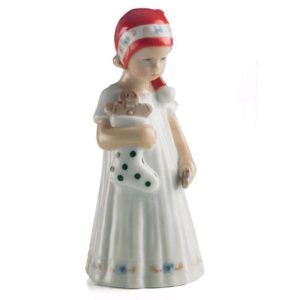 Royal Copenhagen Figurine Elsa White con calza