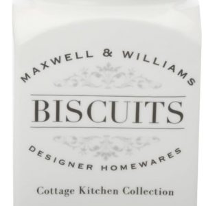 Maxwell&Williams Barattolo Per Biscotti In Porcellana da 3 Litri Cottage Kitchen Con Coperchio Ermetico