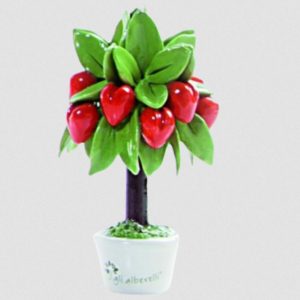 Gli Alberelli Albero Cuori mignon h 11 cm in capodimonte profumatore