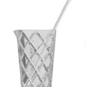 Baci Milano Mixing Tumbler With Stirrer Cheers in acrilico trasparente