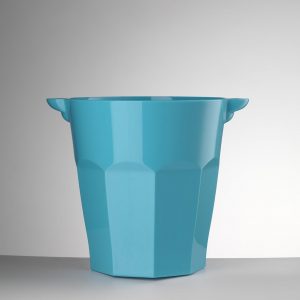 Mario Luca Giusti Porta Bottiglie Smalto Turchese glacette acrilico champagne