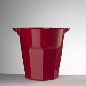 Mario Luca Giusti Porta Bottiglie Smalto Rosso glacette acrilico champagne