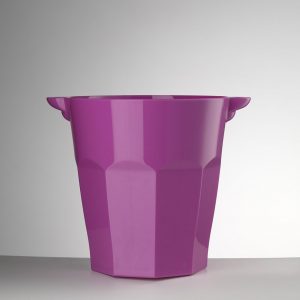 Mario Luca Giusti Porta Bottiglie Smalto Fucsia glacette acrilico champagne
