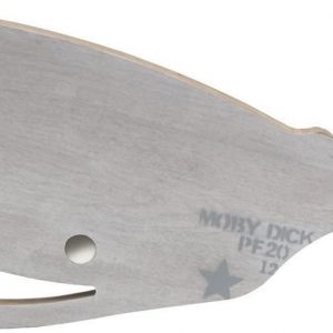 KnIndustrie Moby Dick tagliere in noce canaletto balena 70*24cm