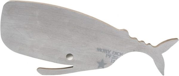 KnIndustrie Moby Dick tagliere in noce canaletto balena 70*24cm