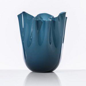 Venini Fazzoletto Orizzonte vaso vetro di Murano made in italy cm 31