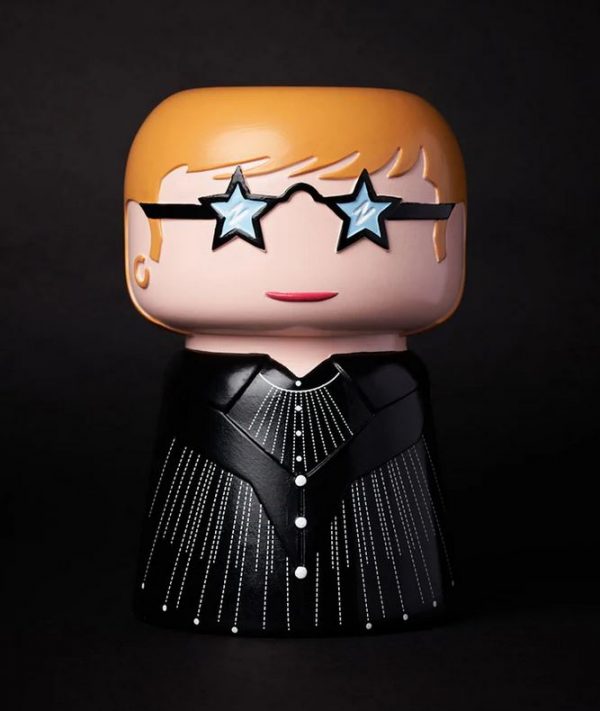 Blogo Design THE ROCK 27 CM vaso Collezione Icons Poliresina ELTON JOHN