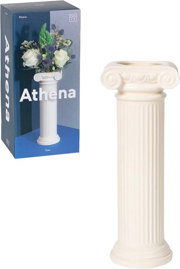 Doiy VASO ATHENA COLONNA CAPITELLO DYVASATWH ceramica 9,2x8x25 cm