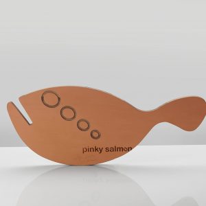 KnIndustrie Pinky Salmon tagliere in noce canaletto 51*21cm