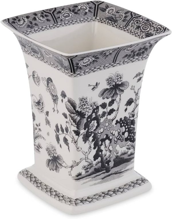 Spode Heritage India Square Vase vaso quadrato in porcellana