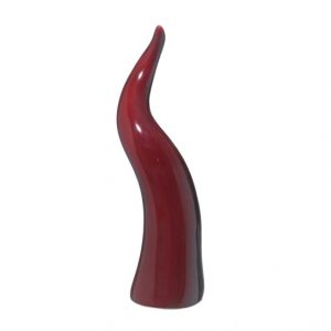 Gli Alberelli Corno in ceramica di capodimonte Bordeaux