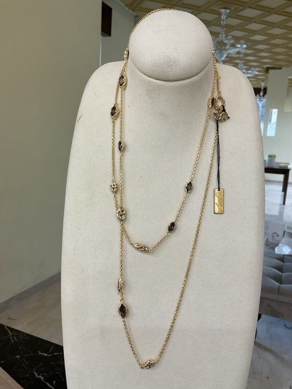 Maria e Luisa Jewels Collana Shri Lunga 15 Pietre Gold 110cm CA0191/V1/P - immagine 4