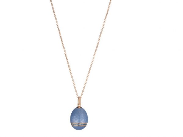 Tsars Collection Collana Romanov Collection argento azzurro cerchio rotante zirconato