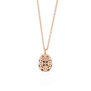 Tsars Collection Collana in argento placcato oro JASMINE