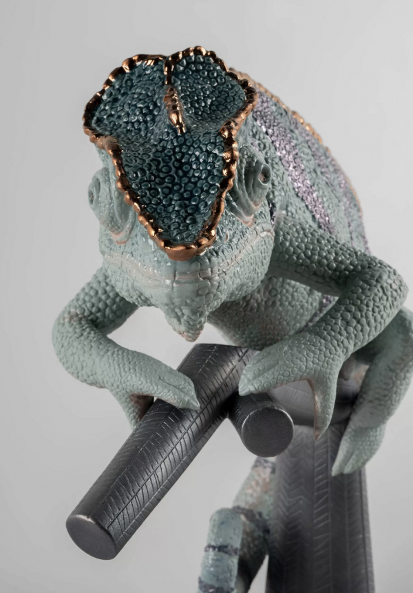 Lladrò Camaleonte statua in porcellana NUOVO 01009564 - immagine 2