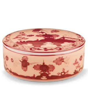 Ginori 1735 ORIENTE ITALIANO Vermiglio Scatola portaoggetti con coperchio