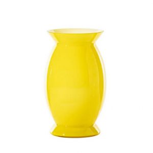 Venini Vaso Idalion Giallo Ginkgo Biloba 706.71 Venini Alessandro Mendini