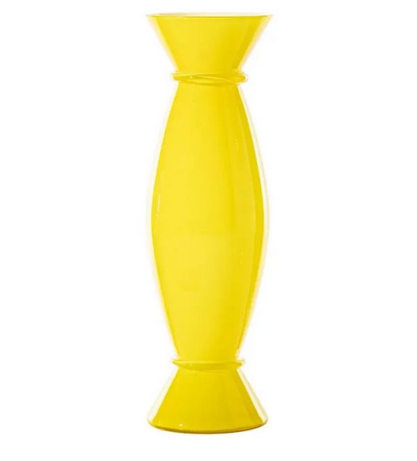 Venini Vaso Acco Giallo Ginkgo Biloba 706.70 Venini - Acco Alessandro Mendini