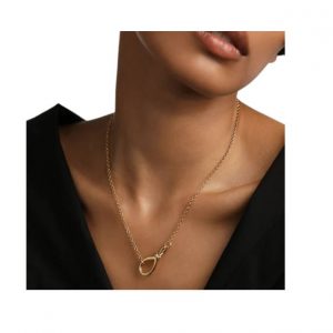 PDPAOLA Collana a Catena Stacker Clasp CO01-770-U argento 925