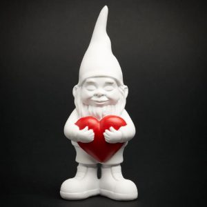 Blogo Design Nani's nano cuore LOVER WHITE 50 CM poliresina