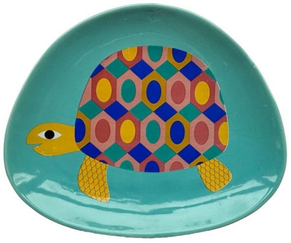 Kitsch Kitchen piatto Plate Small Sealife Turtle