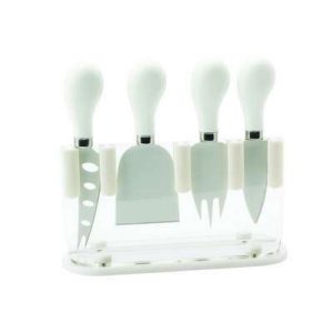 Maxwell & Williams SLICE & DICE CEPPO COLTELLI FORMAGGIO bianco