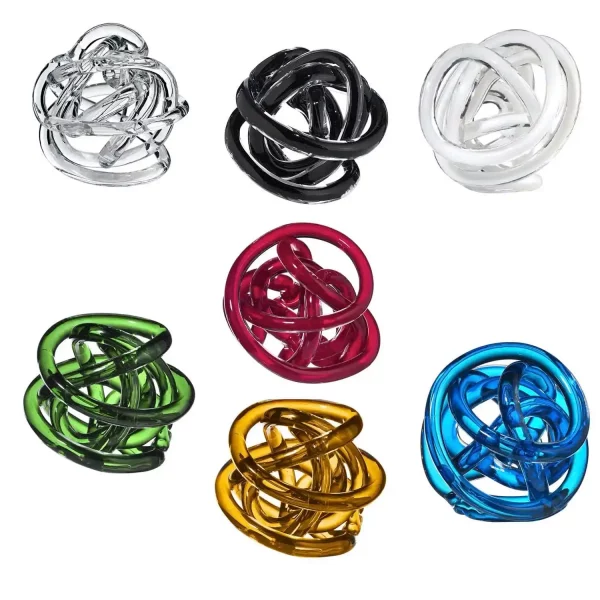 Bomboniere Onlylux Nodo dell'amore in vetro compreso di confezione 8cm - immagine 3